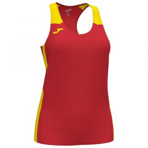 Joma T-shirt Sans Manches Record Ii L Red / Yellow