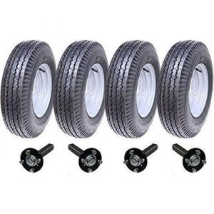 Image de Parnells Haute Vitesse Double Essieu Remorque Kit 5.00-10 Route L&eacute;gal Roues Moyeu Goujon Essieu 500 10