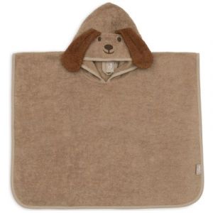 Jollein Poncho de Bain Éponge Pets - Diego Biscuit