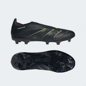 Adidas Predator League Laceless Fg/ag Electric Stealth - Noir/gris/vert, pointure 44 - ['Noir'] - Taille 44