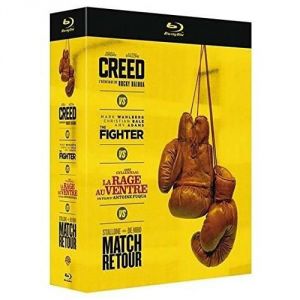 Coffret boxing : Creed + The Fighter + La Rage au Ventre + Match Retour