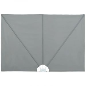 VidaXL Paravent de jardin pliable 240 x 160 cm Gris