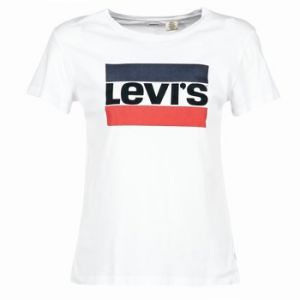 Image de Levi's The Perfect Tee, T-Shirt Femme, Blanc (Sportswear Logo White 0297), XX-Small