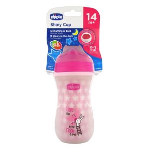 Chicco Tasse Phosphorescente - x1 - Rose - 14m+
