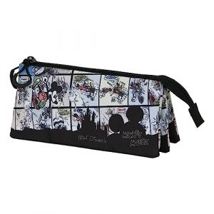 Trousse Triple FAN 2.0 - Disney Mickey Mouse Ink - Multicolore - Taille Unique