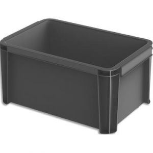 Sundis Master Box, bac de rangement 5L en plastique recyclé, robuste et renforcé, parois droites, superposable et combinable, idéal pour l’atelier, le bricolage ou le transport