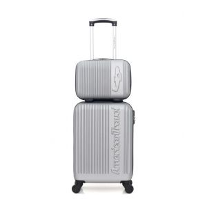 Set de 2 valises AMERICAN TRAVEL NASHVILLE-H Gris en ABS 31 L