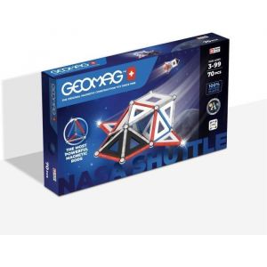 Geomag Jeu de construction magn&eacute;tique - Classic Panels - Navette NASA - 70 pi&egrave;ces - Magn&eacute;tique - D&egrave;s 3 ans