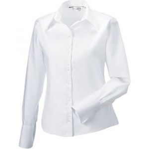 Russell Chemise Collection Chemisier à manches longues sans repassage BC1034 - Couleur EU S,EU 3XL,EU 4XL - Taille Blanc