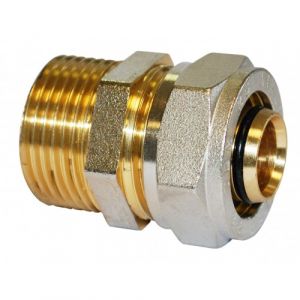 Boutté 3183286 MCM2026 Raccord laiton mâle 20 x 27 pour tube multicouche ø 26