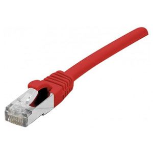 Cordon RJ45 catégorie 5e F/UTP snagless rouge - 5 m