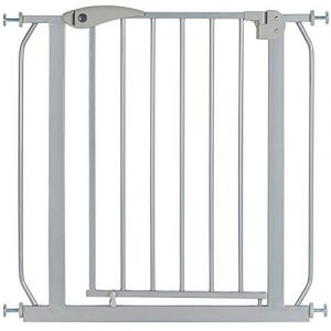 Barrière de sécurité IB STYLE BERRIN 135-145 cm Argenté Sans percage Auto-Close