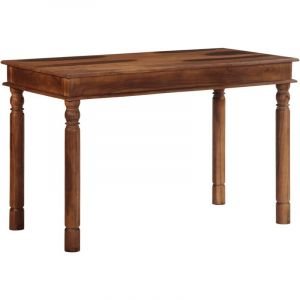 VidaXL Table à manger 120x60x77 cm bois massif d'acacia