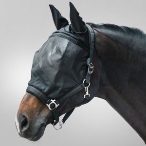 Waldhausen Masque anti-mouches pour cheval avec licol Premium