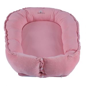 Eveil et Nature Couffin coton bio Rose
