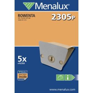 Menalux 2305P - 5 sacs en papier + 1 filtre pour aspirateurs