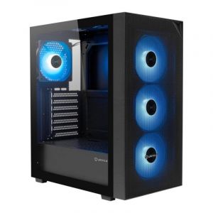 UNYKAch Revelat Mesh Compact Edition ATX, Noir, 4 x 120 mm ARGB, Verre Trempé