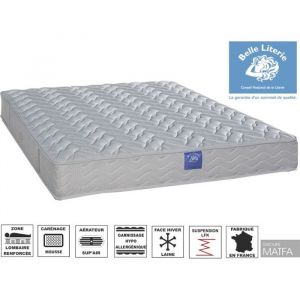 Belle Literie Matelas sardem intimité ressorts 160x200