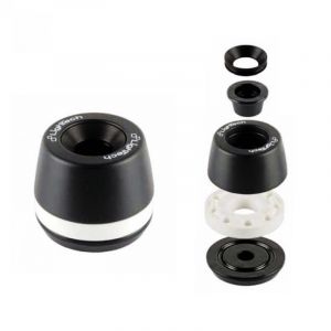 LighTech Tampons de protection insert noir Honda CBR 1000 RR 06-07