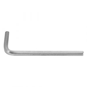 Bellota 6450-4 N - Clé Allen en Acier, Outil de Bricolage et d'Atelier Forgée au Chrome-Vanadium et Nickelée - Clé Allen Incassable - Dureté 50 HRc, Dimensions 4 x 27 x 74 mm