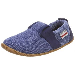 Giesswein S&ouml;ll-Slim Fit, Chaussons Bas Mixte Enfant, Bleu (Dunkle Jeans), 26 EU