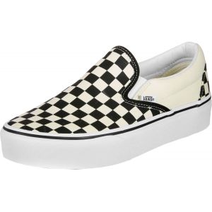 Vans Classic Slip-On Platform, 42.5 EU, blanc noir à carreaux