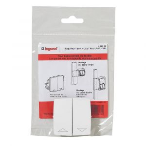 Legrand Double va-et-vient volet roulant composable blanc