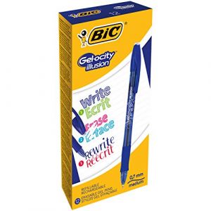 Image de Bic Roller thermosensible Gelocity Illusion avec grip - bleu