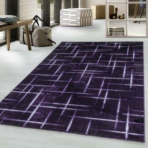 Costa SHINE - Tapis à points scintillant - Violet 140 x 200 cm