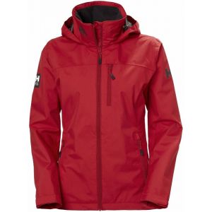 Helly Hansen Crew Hooded Jacket Women, rouge XL Vestes de pluie