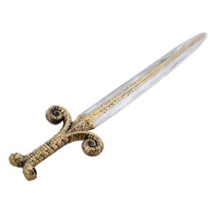 Ruedelafete Ep&eacute;e serpents dor&eacute;e 60cm