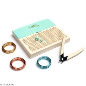 Plaque de travail &agrave; picots modulables Happy Jig We R Keepers 100 pcs