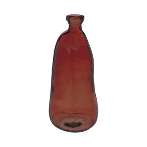 Atmosphera Vase Bouteille ULY H51 en Verre Recyclé Ambre