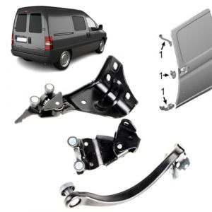 Set de 3 Galets Rouleaux de Guidage Supérieur, Centrale et Inférieur pour Porte Latérale Coulissante pour Jumpy I Scudo I et Expert I 9033K4 9033K6 9033K8