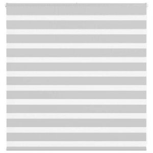 VidaXL Store zèbre gris clair largeur du tissu 135,9 cm polyester