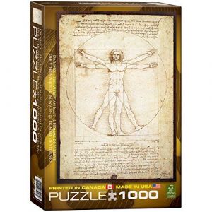 Image de Eurographics Vitruvius Man par Leonardo da Vinci puzzle (1000 pièces)