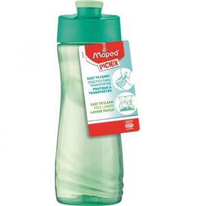 Maped Picnik Origins - Gourde 500ml avec Capuchon et Poignée de Transport - Bouteille d'Eau Etanche sans BPA - Vert