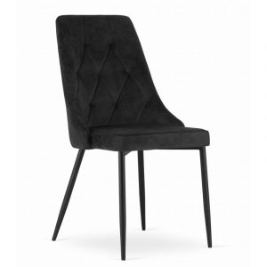 Chaise IMOLA - velours noir x 1