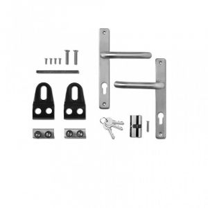 Portillon barreaud&eacute; acier galvanis&eacute; passage 1m Gris anthracite H 1m00