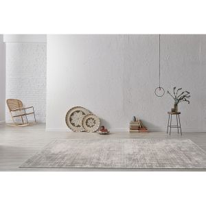 Prix Tapis D&eacute;co Tiss&eacute; &agrave; la Main Bridget Argent 120 x 170 cm