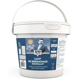 MAULER - Liant de rebouchage parquet & meuble haute solidité pour Mastic à Bois - 5L - À mélanger avec sciures fines ou farine de bois - Très faible odeur