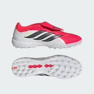 Adidas Predator Pro Fold-over Tongue Tf Born For Goals - Lucid Red/noir/blanc - Stabilis&eacute; (Tf), pointure 39⅓ - ['Rouge'] - Taille 39⅓