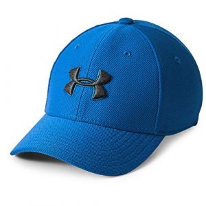 Image de Under Armour Blitzing 3.0 Casquette Garçon, Bleu Marine, FR : S (Taille Fabricant : S/M)