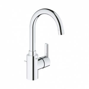 Grohe Feel Robinet de lavabo 1 trou L-size avec bonde de vidage et bec rotatif chrome - Chrome