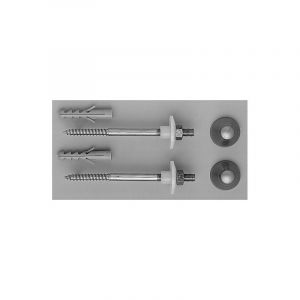 Duravit Ag Fixation pour WC mural et bidet mural, chrom&eacute; - 0065001000