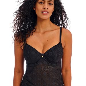 Tankini plunge noir