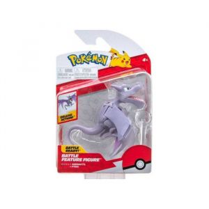 Coffret figurine pokemon ptera - figurine de luxe combat violet - set jouet garcon + 1 carte animaux
