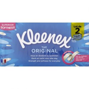 Image de Kleenex The Original - 2 x 88 mouchoirs