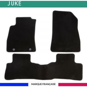 Tapis de voiture - Sur Mesure pour juke (2010 - 2019) - 3 pi&egrave;ces - Tapis de sol antid&eacute;rapant pour automobile