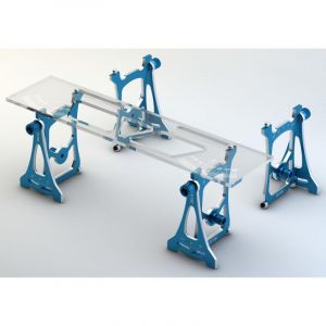 SkyRC Syst&egrave;me d'installation pour 1:10 Onroad Bleu avec sac de transport